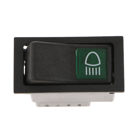 Black Truck Engineering Train Headlight Rocker Toggle Switch On Off Button ► Photo 1/6