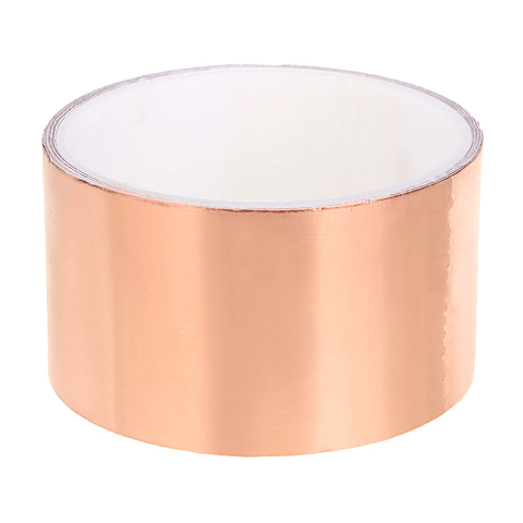 3M COPPER FOIL SHIELDING TAPE 50MM WIDE LOW IMPEDANCE CONDUCTIVE ADHESIVE ► Photo 1/6