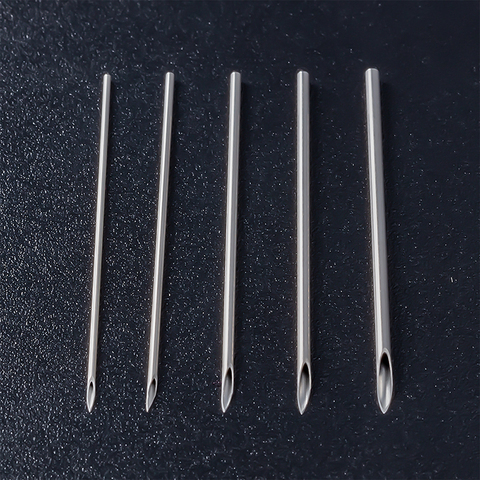 5/10pcs Disposable Sterile Body Piercing Needles Medical Tattoo Needle for Navel Nipple Lip Navel Ring Kit Surgical Steel Tool ► Photo 1/6