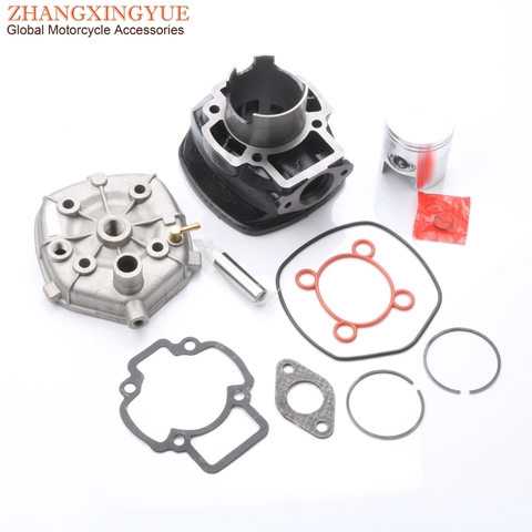 70cc Big Bore Cylinder Kit & Piston Kit & Cylinder Gasket for APRILIA Sr Factory 50 04-09 Sr Street 50 03-08 100080570 47mm 2T ► Photo 1/1