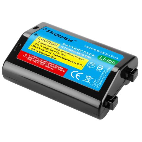 3300mAh EN-EL4 EN-EL4A Battery for Nikon D2H D2Hs D2X D2Xs D3 D3S F6 MH-21 ENEL4 ENEL4A EN EL4A EN EL4 Battery ► Photo 1/5