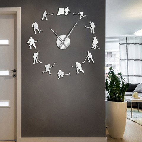 clock wall art stickers