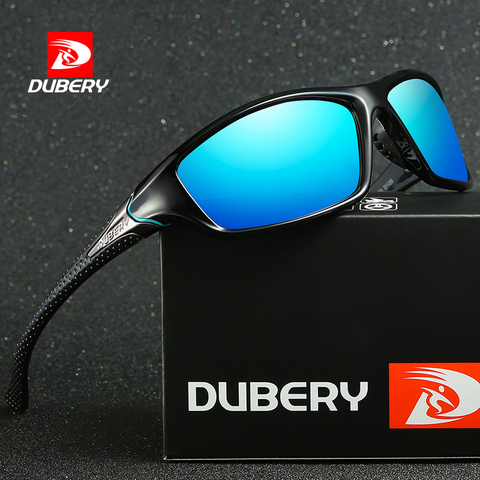 DUBERY Polarized Night Vision Sunglasses Men's Driving Sun Glasses For Men Square Sport Brand Luxury Mirror Shades Oculos 120 ► Photo 1/6