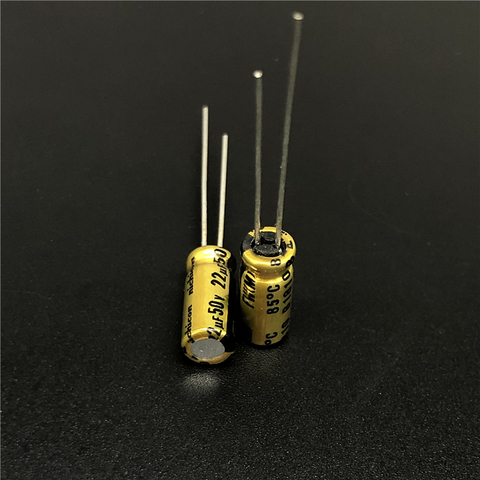 10pcs 22uF 50V NICHICON FW Series 5x11mm 50V22uF HiFi Audio Capacitor ► Photo 1/2