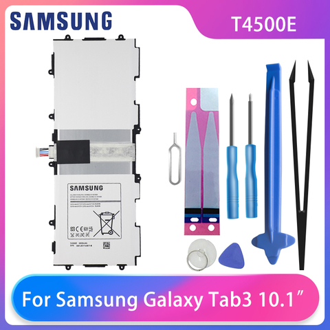 Original Samsung Galaxy Tab 3 10.1” P5210 P5200 P5220 Tablet Battery T4500E 6800mAh Samsung Batteries With Free Tools AKKU ► Photo 1/5