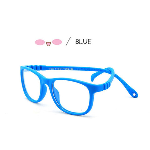 Baby Kids Glasses Anti Blue Light Optical Frame Children Boy Girls Computer Transparent Blocking Reflective Eyeglasses UV400 0-4 ► Photo 1/6