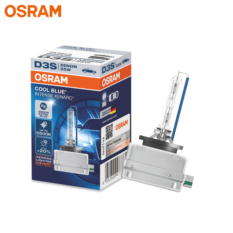 OSRAM D3S 66340CBI Xenon HID Cool Blue Intense 12V 35W Car Xenon Headlight 5500K Extra Blue White Light Auto Germany Lamp, 1x ► Photo 1/6