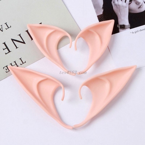 1 Pair Mysterious Angel Elf Ears Latex Fake Ear Props Halloween Party Fairy Cosplay Costume Decoration ► Photo 1/6