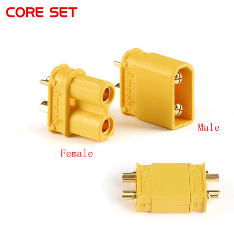 10pcs XT30U Bullet Connector Plug Male Female the Upgrade XT30 For RC FPV Lipo Battery RC Quadcopter (5 Pair) ► Photo 1/6
