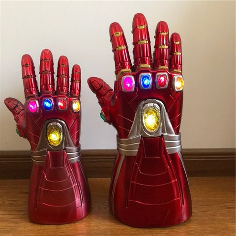 1: 1  Thanos 4  Gauntlet  Gloves War Light LED Action Figure Cosplay Prop Halloween Gift Children ► Photo 1/6