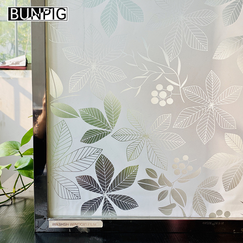 3D Stained Window Film Matte Glass Decorative Uv Window Sticker Privacy Frosted Self Adhesive Film Window Decal for Home Office ► Photo 1/6