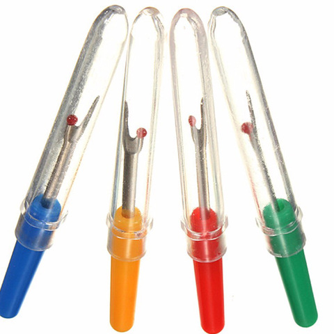 4Pcs/Set Plastic Handle Craft Thread Cutter Seam Ripper Stitch Unpicker Sewing Tool Cross-Stitch Sewing Thread Remover 109R ► Photo 1/6