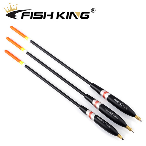 FISH KING 3pcs/pack Barguzinsky Fir Float 1.0+1.0g/1.5+1.0g/2.0+1.0g Balsa Bobber Cork Fishing Float For Carp Fishing Tackle ► Photo 1/6