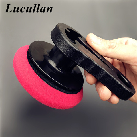 Lucullan Car Waxing Dressing Tools Portable Grip Applicator Handheld Sponge For Detailers ► Photo 1/6