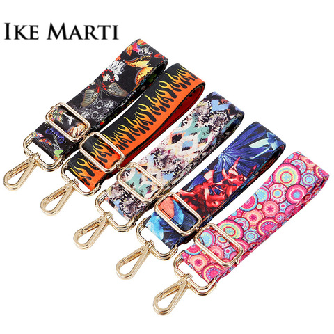 IKE MARTI 80/140cm Colorful Bag Strap For Handbag Shoulder Messenger Crossbody Bag Strap 3.8cm Women Purse Belt For O Bag Straps ► Photo 1/6