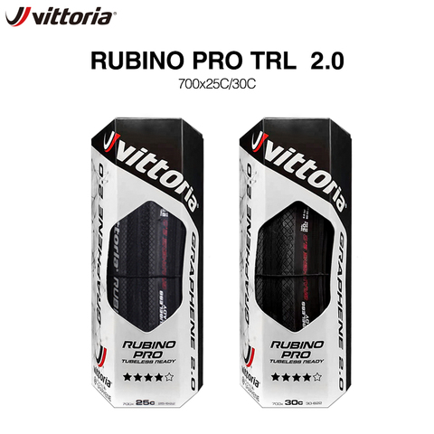 Vittoria RUBINO PRO 700×25/30C Graphene 2.0 Vacuum Tubeless 150TPI For 700CRoad Folding Tire   Racing Bicycle Competition ► Photo 1/6