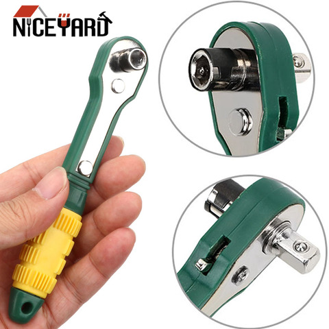 NICEYARD Mini 1/4 Screwdriver Rod Adjustable Fast Ratchet Wrench Quick Socket Wrench Tools ► Photo 1/6