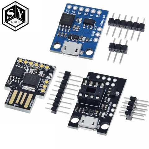 1PCS Blue Black TINY85 Digispark Kickstarter Micro Development Board ATTINY85 module for Arduino IIC I2C USB ► Photo 1/6