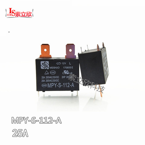 10pcs New Relay Mpq4-s-112d-a MPY-S-112-A 12v Electric Water Heater Air Conditioner Internal Relay 12v Dc12v 25a 250vac 4pin ► Photo 1/1