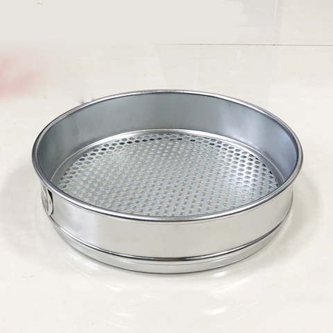 1.5-60mm Aperture Lab Soil Standard Test Sieve Stainless Steel 200mm Diam Round holes ► Photo 1/3