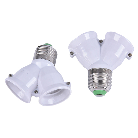 1Pcs E27 To Dual E27 Lamp Holder Converter Socket Conversion Light Bulb Base ► Photo 1/6