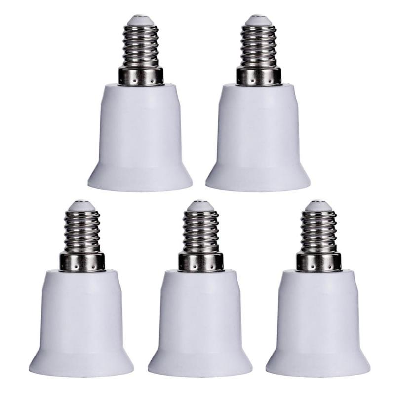 5Pcs E27-2E27 LED CFL Base Light Lamp Bulb Adapter Converter Socket Splitter 