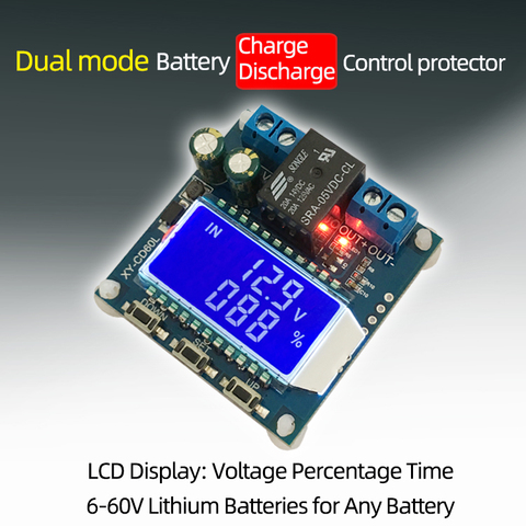 CD60L Solar Battery Charger Controller 12V 24V 48V Charging Discharge Control Module Under voltage Current protector Board ► Photo 1/6