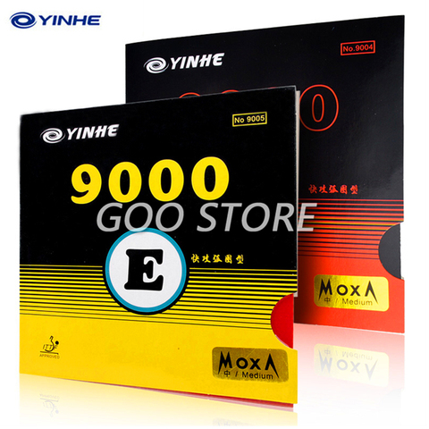 YINHE 9000 Table Tennis Rubber Sticky Quick Attack Loop pips-in Galaxy 9000D 9000E Yinhe ping pong sponge ► Photo 1/6