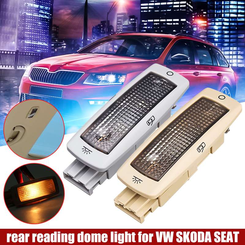Rear Reading Map Dome Light Ceiling Lamp 3B0947291 B For VW Golf for Passat for Beetle Tiguan Caddy Skoda Fabia Superb Seat Leon ► Photo 1/6