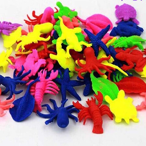 10/20PCS Hydrogel Magic Sea Animals Dinosaur Wild Animal Shaped Water Beads Dragon Balls Growing In Water Kids toy Decoration ► Photo 1/6