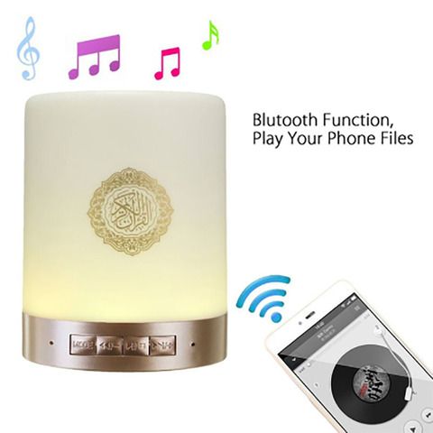 Home Speaker Colorful LED Night Light Moon Lamp Bluetooth Wireless Speakers Muslim Quran Speaker Ramadan Festival Gifts ► Photo 1/6