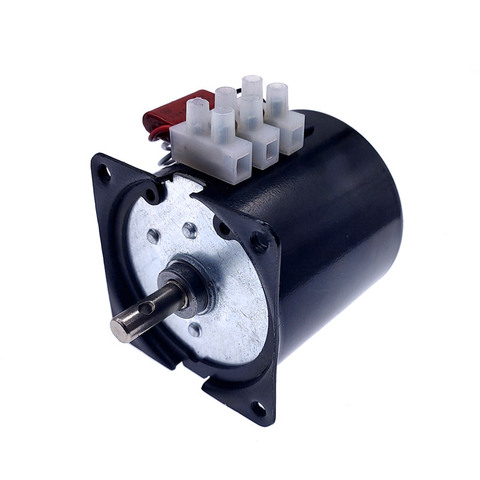 68KTYZ 220V AC 28W Permanent Magnet Micro Gear Motor 50Hz Synchronous Gear Motor Low Speed Reversible Geared Components ► Photo 1/5