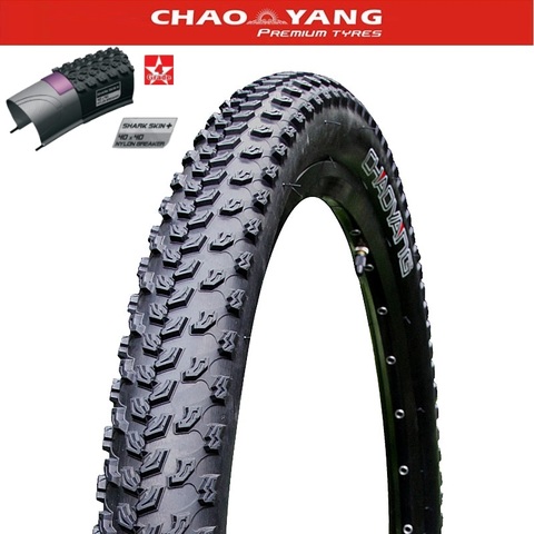 CHAOYANG H-5166 Shark Skin Anti-puncture Mountain Bike Tires 26*2.1/27.5*2.0/29*2.0 Cycling Folding Tires Bicycle Tyre ► Photo 1/5