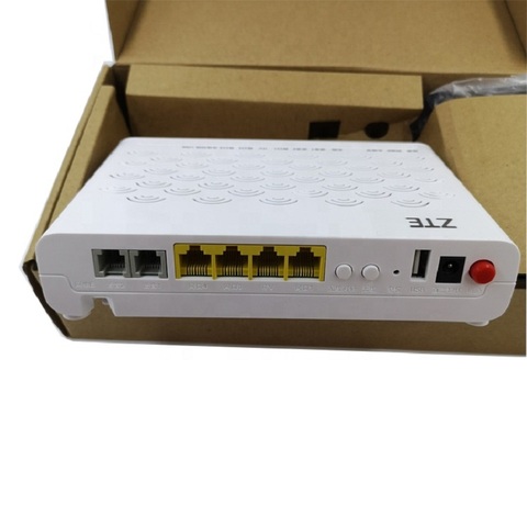 FTTH Epon Onu ZTE Modem Fiber Optical Telecom ZTE F460 V6.0 Router 1GE+3FE+1POTS+WIFI Apply to FTTH Modes Terminal ► Photo 1/3