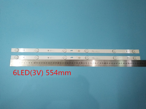 100% New 2pcs/Kit LED strips for THOMSON 32 TV T32D16DH 01B T32D16DH 01W JL.D32061330 004AS M 4C LB320T JF3 4C LB320T JF4 ► Photo 1/5