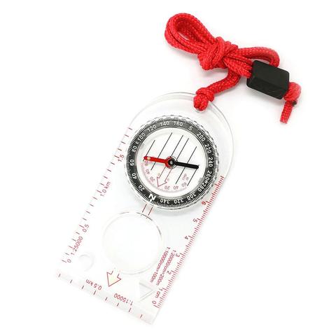 SD482 Mini Outdoor Camping Survival Map Scale Oriented Magnifier Field Compass Camping Map Oriented Magnifier Field Compass ► Photo 1/5