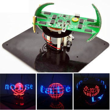 Hot Sale New DIY Spherical Rotating LED Kit  POV Soldering Training Kit ► Photo 1/6