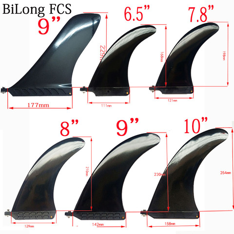 SUP Surfboard tail fin paddle board nylon plus fiber 6 to 10 inch fins inflatable plate tail rudder surfboard fin ► Photo 1/6