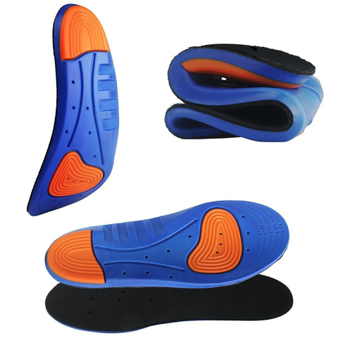 Sports Elastic memory Silicone Gel Insoles and Shoe Inserts for Women and Men Breathable shoes Pad ► Photo 1/6