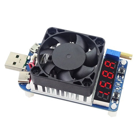 HD25 HD35 QC2.0 QC3.0 USB Tester Electronic Load resistor Discharge battery capacity Meter test adjustable current voltage 35w ► Photo 1/6