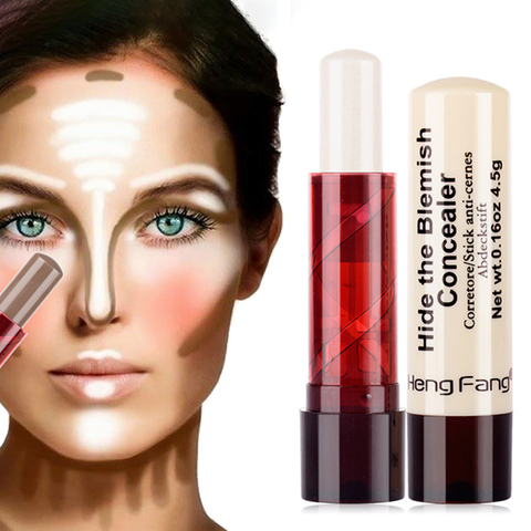 Hot Makeup Face Blush Contour Highlighter Stick Foundation Dark Circles Corrector Bronzer Base Concealer Pencil Face Foundation ► Photo 1/6