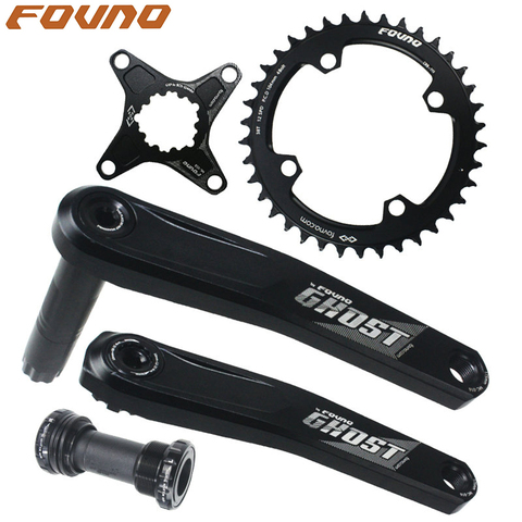 FOVNO Bicycle Crankset 175mm MTB GXP Crankset with Chainring 32T 34T 36T 38T w/ Bottom Bracket for SRAM XX1 XO1 X1 GX XO X9 ► Photo 1/6