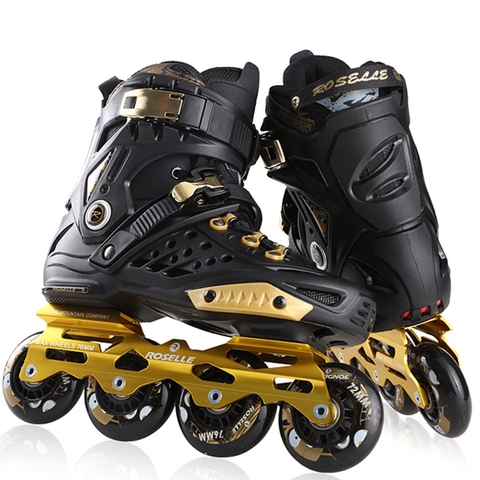 Advanced Adult Roller Skates Professional Skating Inline Skates Shoes 4 Wheels Size 36-44 Women Men Roller Skates ► Photo 1/6