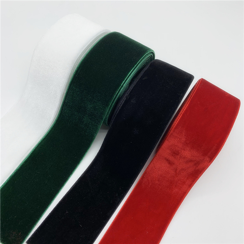 6/10/15/20/25/38/50mm Velvet Ribbon Handmade Wedding Party Decoration Ribbon For Gift Wrapping DIY Hair Bowknot ► Photo 1/5