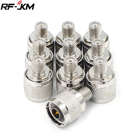 10pcs RF Connector N Male plug to F Female Jack Adapter ► Photo 1/5