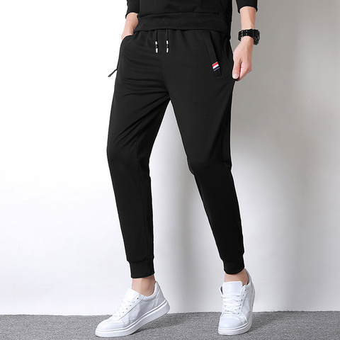 Men's Casual Pants Sweatpants Men Cotton Spring Autumn Jogger Pants Zipper Pockets Elastic Waist Trousers High Quality Homme 17 ► Photo 1/6