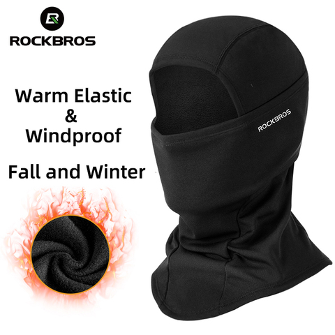 ROCKBROS Winter Ski Mask Cycling Skiing Running Sport Training Face Mask Balaclava Windproof Soft Keep Warm Half Face Mask ► Photo 1/6