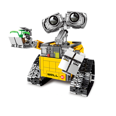 Buy Online Disney Wall E The Robot Building Blocks Idea Technic Figures Model Compatible Lepining Diy Educational Toys For Children Alitools