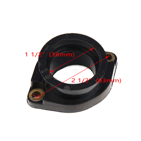 Motorcycle Carburetor Joint Intake Manifold Rubber Boot Adapter For Kawasaki KLX250 KLX250S KLX250DE KLX250SF KLX250SR KLX300R ► Photo 1/4