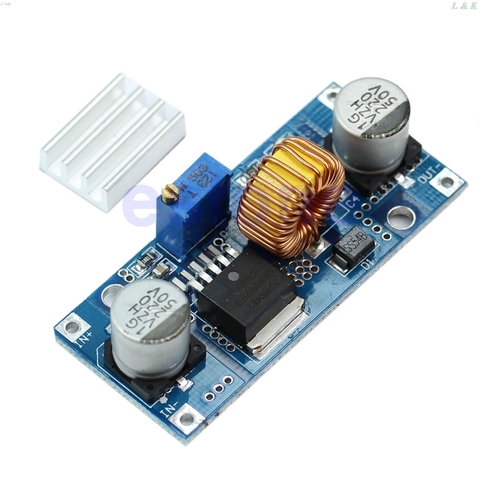 DC to DC  4V-38V to 1.25V-36V 5A MAX Step Down Power Supply Buck Module 24V 12V 9V 5V L29K ► Photo 1/5